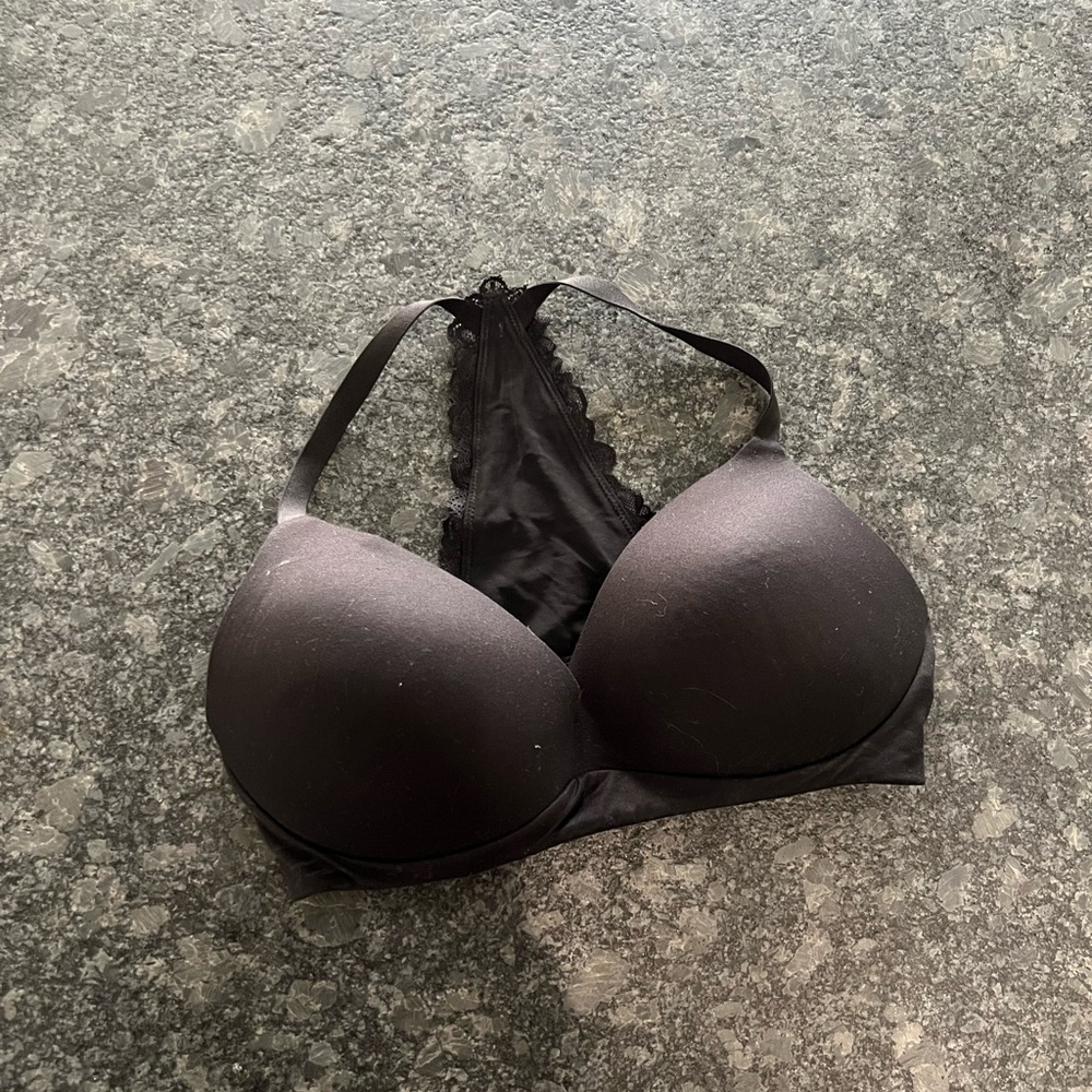 aerie Black Padded Racerback Bra